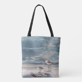 Strandvogels kust canvas tas (Achterkant)