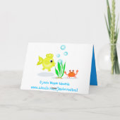 Strandvrienden houden van Miss You Kaart (Achterkant)