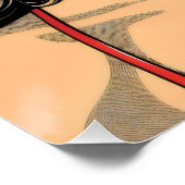  strandvrouw  perfect poster (Hoek)