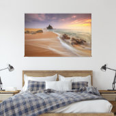 strandwal | Natuur Fotografie | Landschap Canvas Afdruk (Insitu (Slaapkamer))