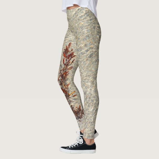 Strandwater en zeewier fotografisch leggings (Links)