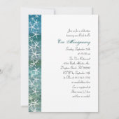 Strandwater Zeester Bruids Douche Uitnodiging (Achterkant)