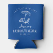 Strandweekend Bachelorette coozie kust (Voorkant)