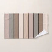 Strandzand aarde toon kleur strepen op Waterverf Bad Handdoek (Handdoek)