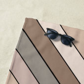 Strandzand aarde toon kleuren op Waterverf papier Strandlaken (In situ)