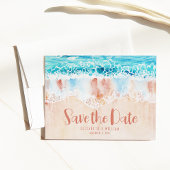 Strandzand Save The Date Briefkaart