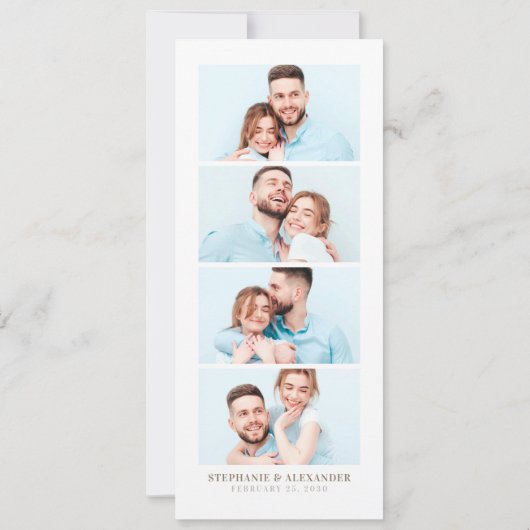 Strandzeeschelpen Bewaar de datum Bladwijzer Foto Kaart (Achterkant)