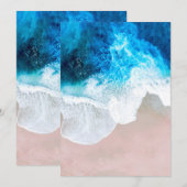 Strandzicht Bedankkaart (Voorkant / Achterkant)