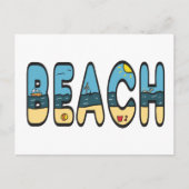 strandzijde briefkaart (Voorkant)