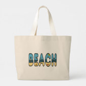 strandzijde grote tote bag (Achterkant)