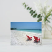 strandzitjes briefkaart (Staand voorkant)