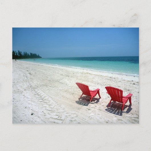 strandzitjes briefkaart (Voorkant)