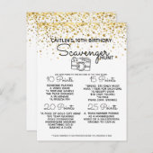 Strandzoektocht Aankondigingskaart (Voorkant / Achterkant)