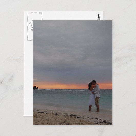 strandzoen briefkaart (Voorkant / Achterkant)