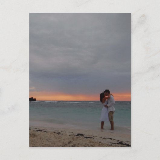 strandzoen briefkaart (Voorkant)