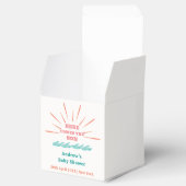 Strandzon hier komt het Son Baby shower Bedankdoosjes (Geopend)