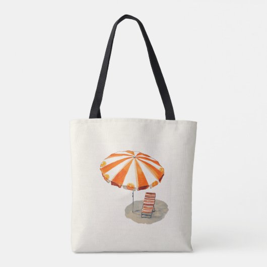 Strandzonnescherm Tote Bag (Achterkant)