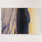 strandzonsondergang legpuzzel (Horizontaal)