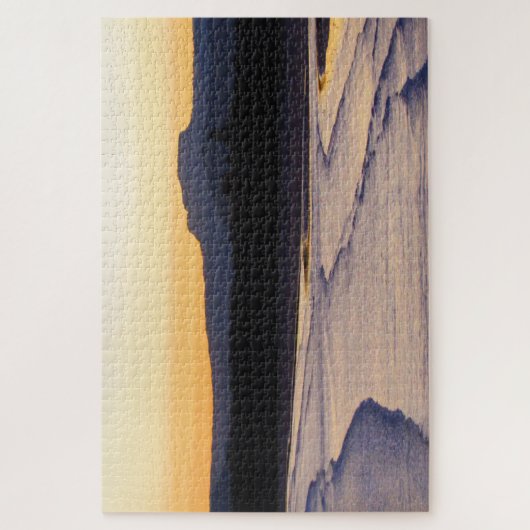 strandzonsondergang legpuzzel (Verticaal)