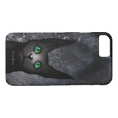 Strange Alien Cat - Night Sky Case-Mate iPhone Case (Achterkant (Horizontaal))