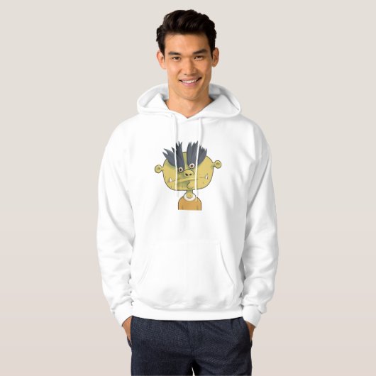 Strange Alien Person Hoodie (Voorkant volledig)