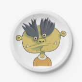 Strange Alien Person Papieren Bordje (Voorkant)