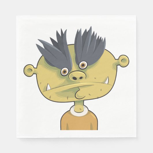 Strange Alien Person Servet (Voorkant)