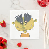 Strange Alien Person Servet