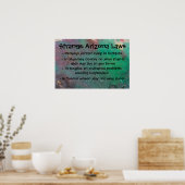 Strange Arizona Laws Poster (Keuken)