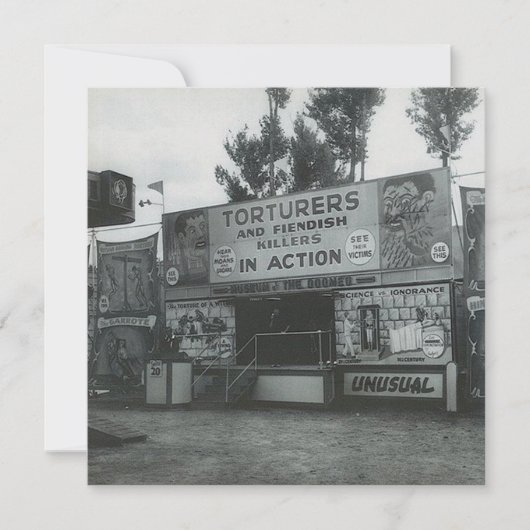 "Strange Attraction" Flat Note Kaart (Voorkant)