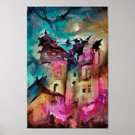 STRANGE CASTLE-kunst en fantasie-poster Poster