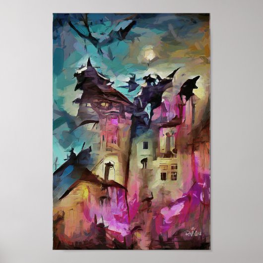 STRANGE CASTLE-kunst en fantasie-poster Poster (Voorkant)