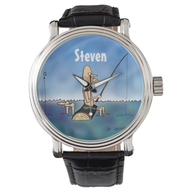 Strange Day Gevist Persoonlijke Funny Watch Horloge (Voorkant)