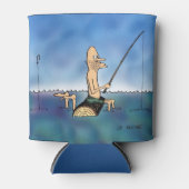 Strange Day Vist Cartoon Blikjeskoeler (Voorkant)