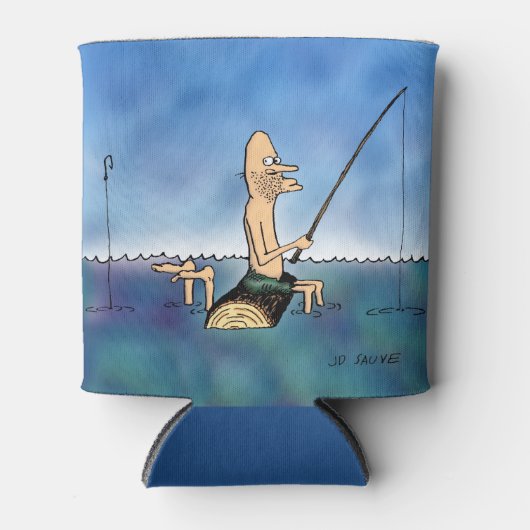 Strange Day Vist Cartoon Blikjeskoeler (Voorkant)