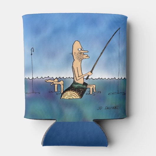 Strange Day Vist Cartoon Blikjeskoeler (Achterkant)