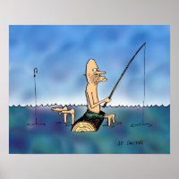 Strange Day Vist Cartoon Poster