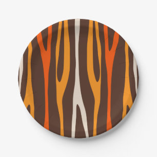 Strange Forest Minimal Modern Abstract Pattern Papieren Bordje