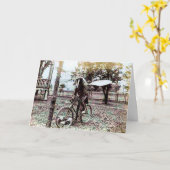 Strange & Funny  Verjaardag Afbeelding Kaart (Gele Bloem)