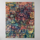 Strange Garden : Paul Klee 1923 Poster (Voorkant)