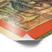 Strange Garden van Paul Klee Foto Afdruk (Hoek)