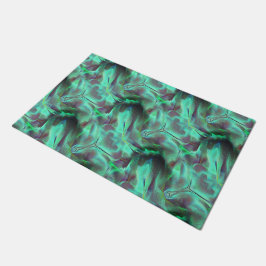 Strange gescuttled satijntonus, groenachtig tot ko deurmat