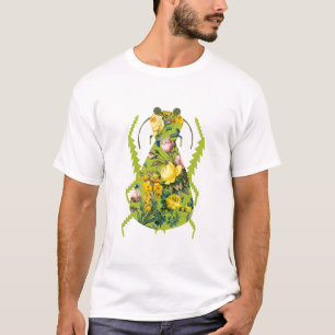 Strange groene kever t-shirt