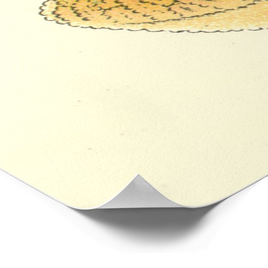 Strange Horned Fish Poster (Hoek)