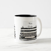 Strange Magic Circle Sigil Chaos Magic Witchcraf Tweekleurige Koffiemok (Voorkant rechts)