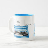 Strange Magic Circle Sigil Chaos Magic Witchcraf Tweekleurige Koffiemok (Voorkant links)