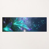 strange meadow of glowing plants  yogamat (Achterkant (horizontaal))