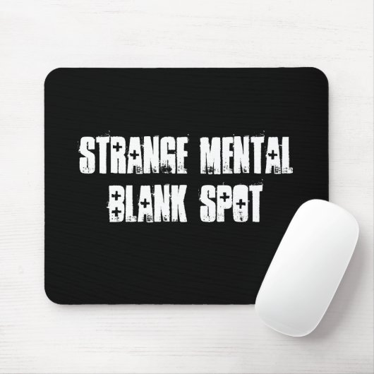 Strange Mental Blank Spot Aa Mousepad Muismat (Met muis)