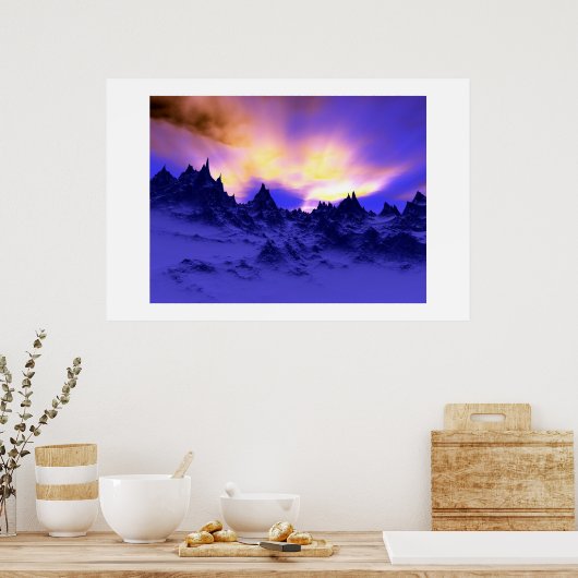 Strange Morning Poster (Keuken)