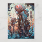 Strange Mutated Women Surreal Art Briefkaart (Voorkant)